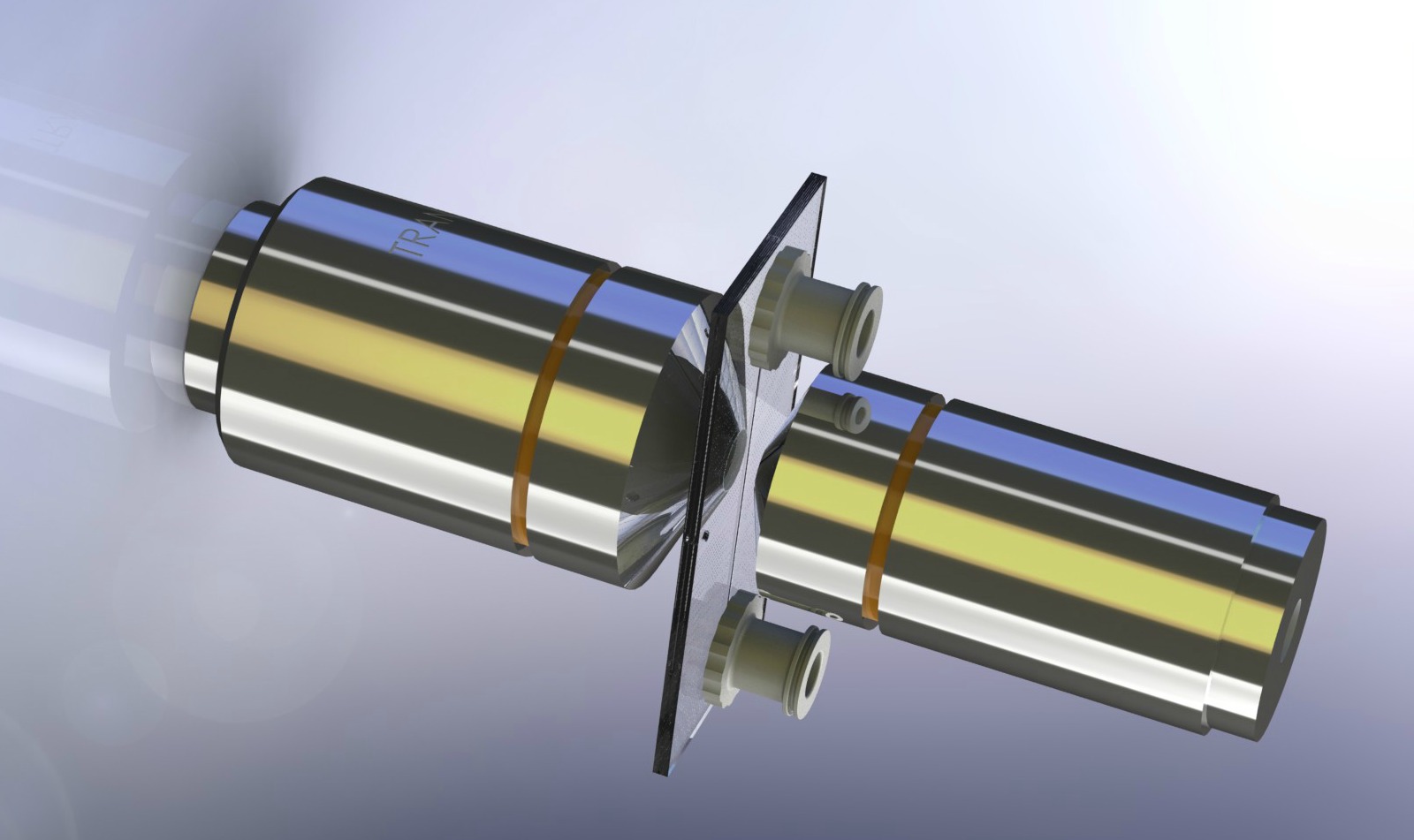 Flow cells are optically transparent on both sides